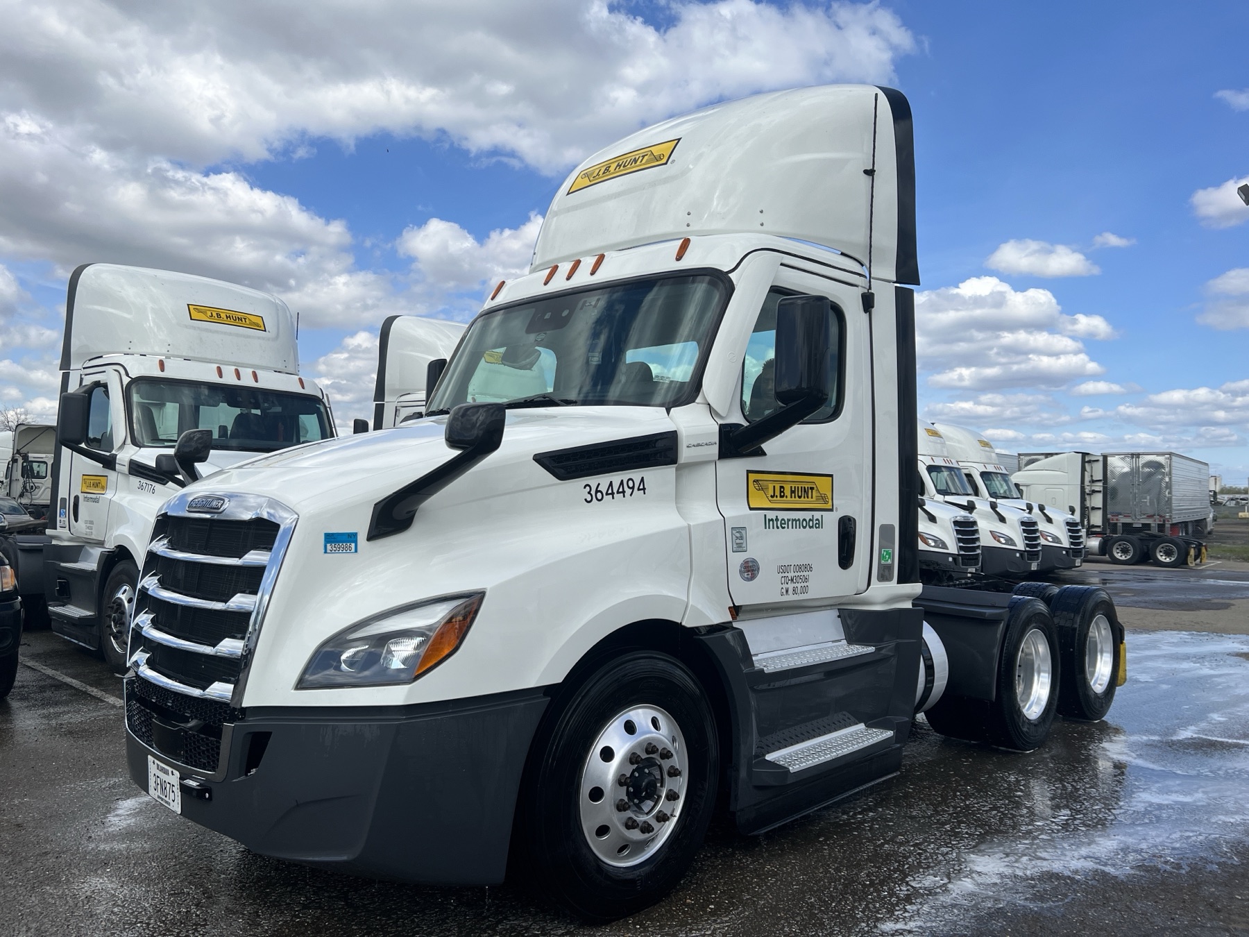 Washed fleet tractors